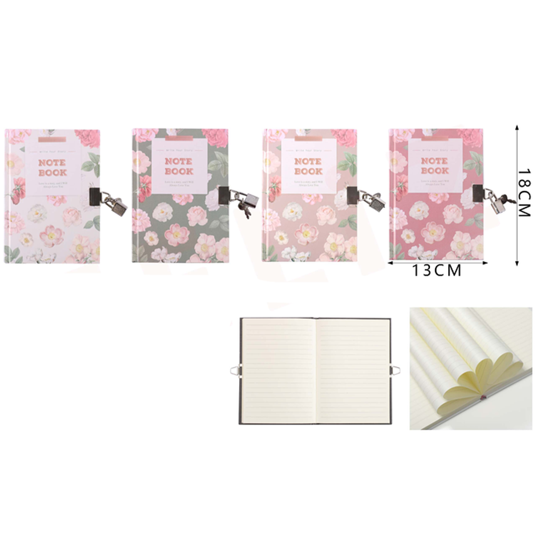 Diario de vida Flores 13x18cm 1