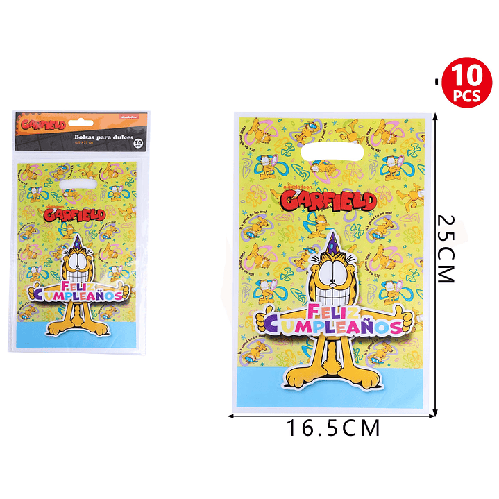 Bolsas para Dulces Garfield V4 10pcs 1