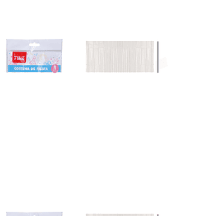 Cortina De Fiesta Blanco 12M