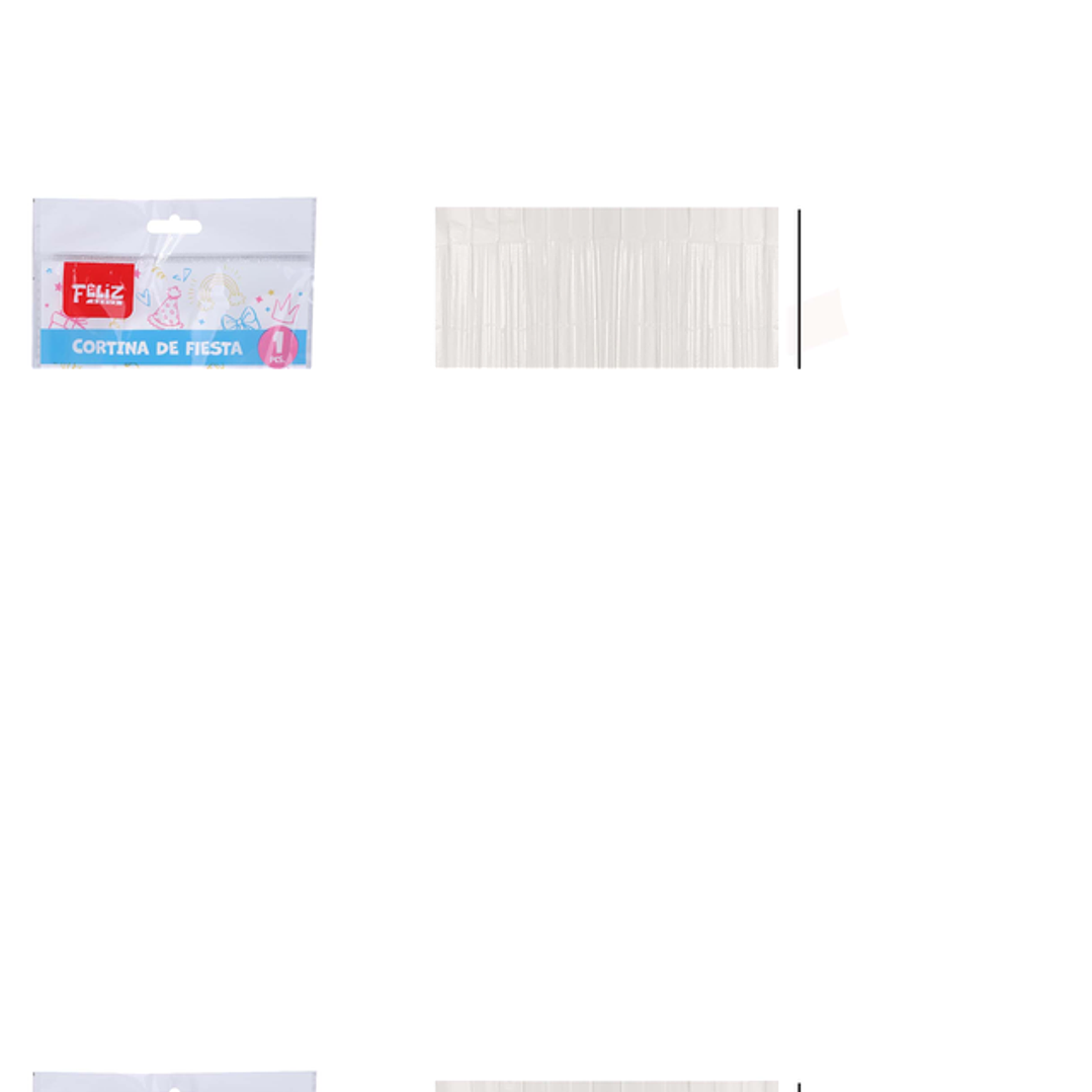 Cortina De Fiesta Blanco 12M 1