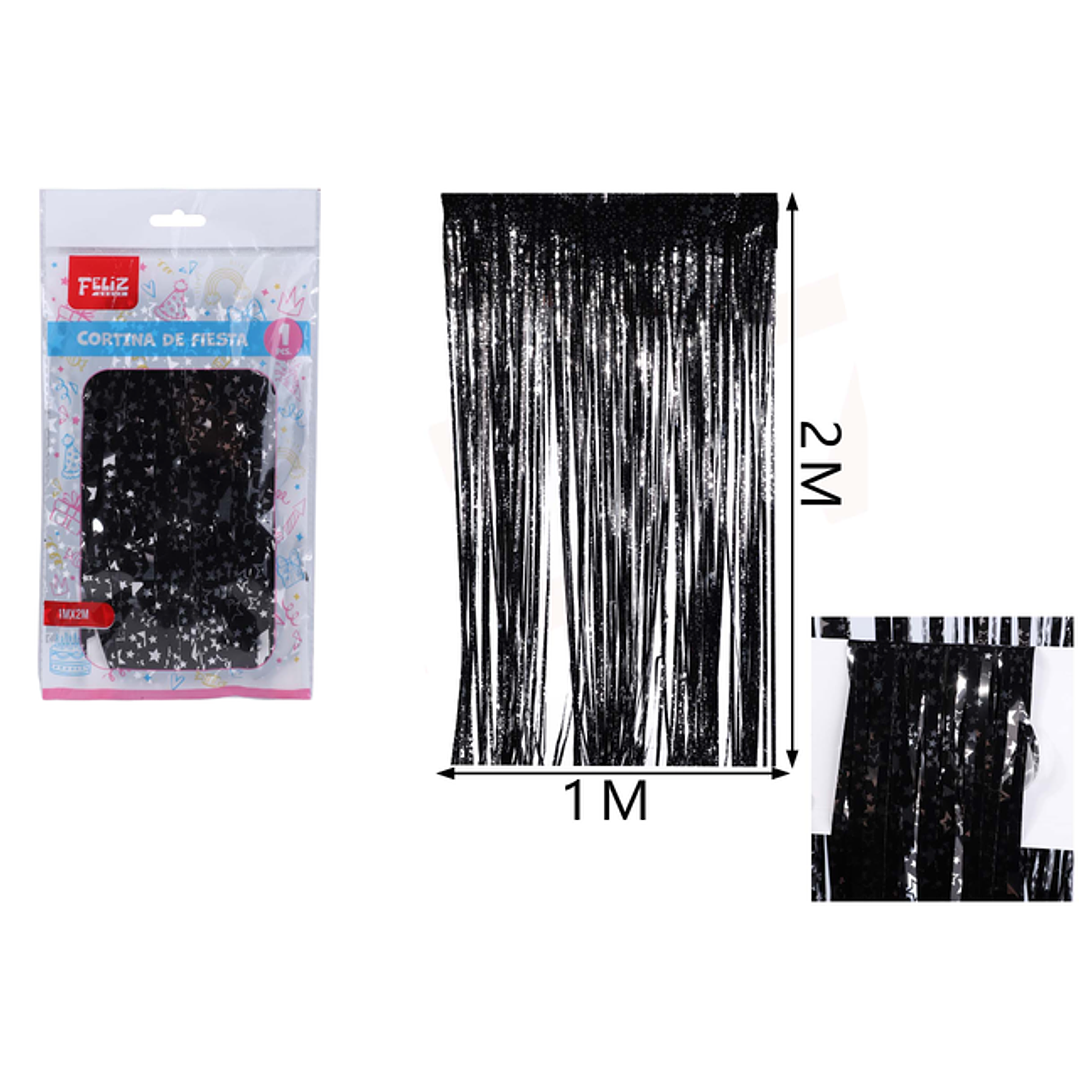 Cortina Estrella Negro 12M 1