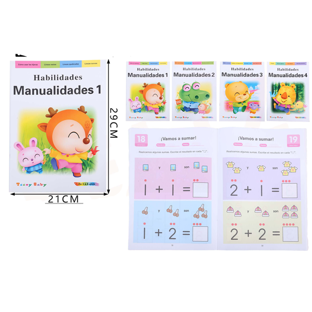 Libro de Aprendizaje Infantiles Manualidades 1 1