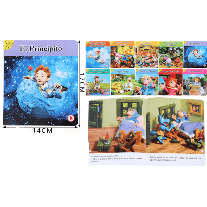 Cuentos Infantiles variados 14x17cm 1