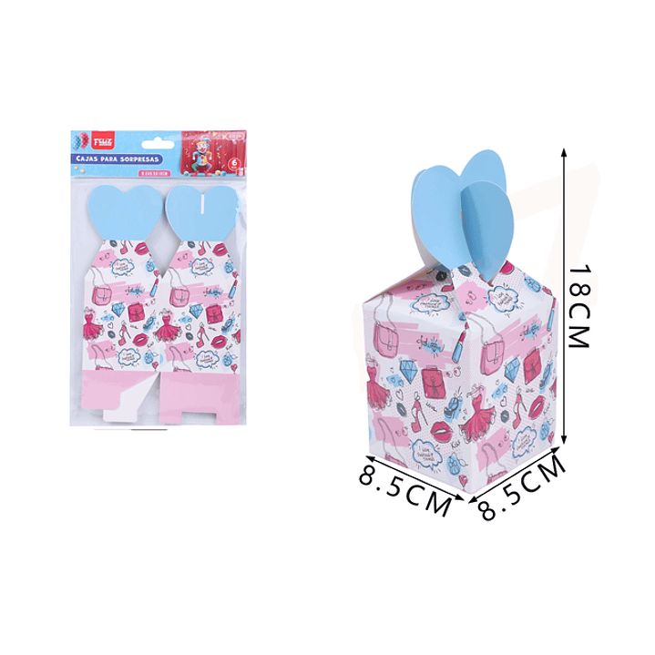 Caja de Sorpresas Fashion 18cm 6pcs 1