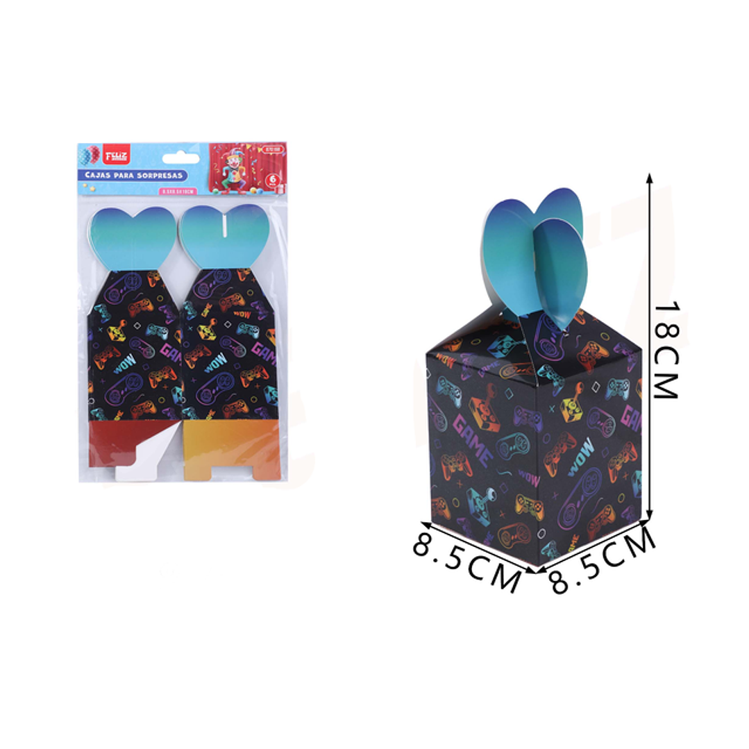 Caja de Sorpresas Gamer 18cm 6pcs 1