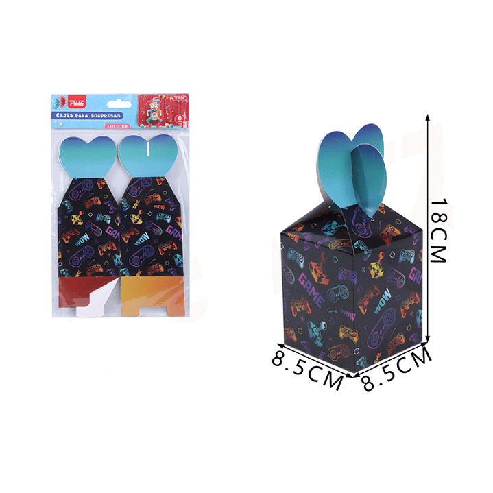 Caja de Sorpresas Gamer 18cm 6pcs 1