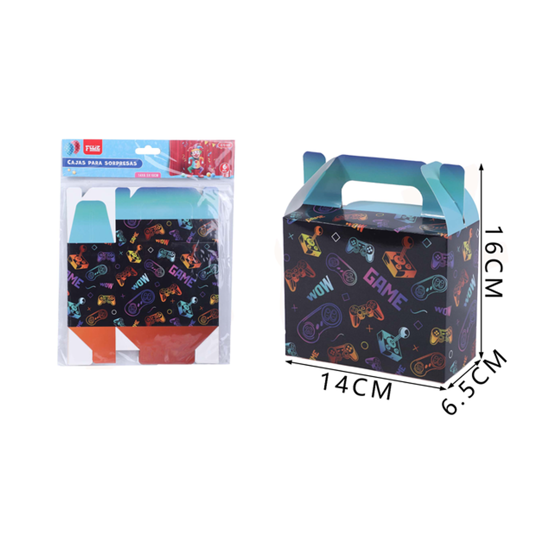 Caja de Sorpresas Gamer 16cm 6pcs 1