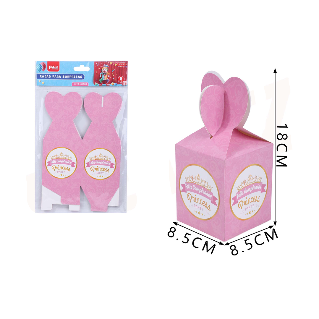 Caja de Sorpresas Princess 18cm 6pcs 1