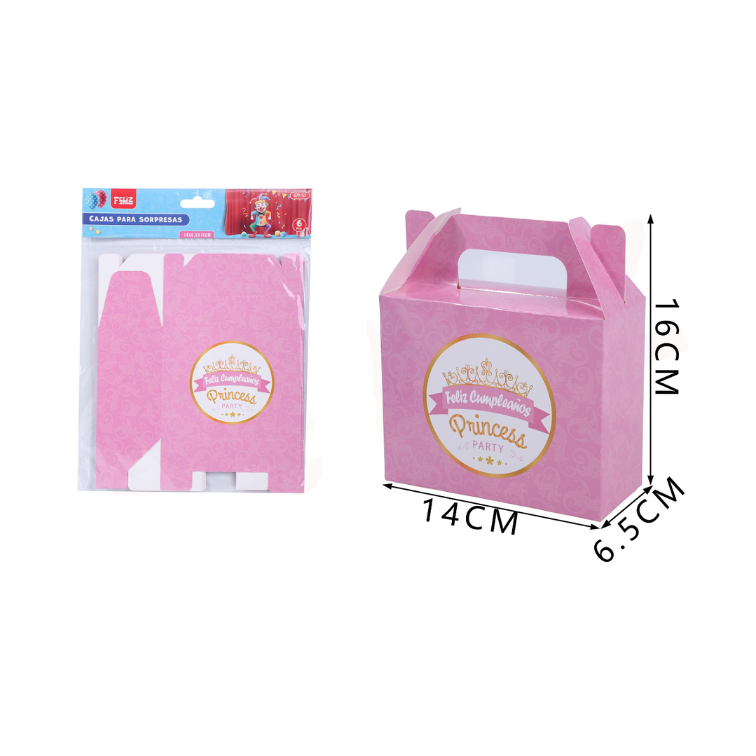 Caja de Sorpresas Princess 16cm 6pcs 1