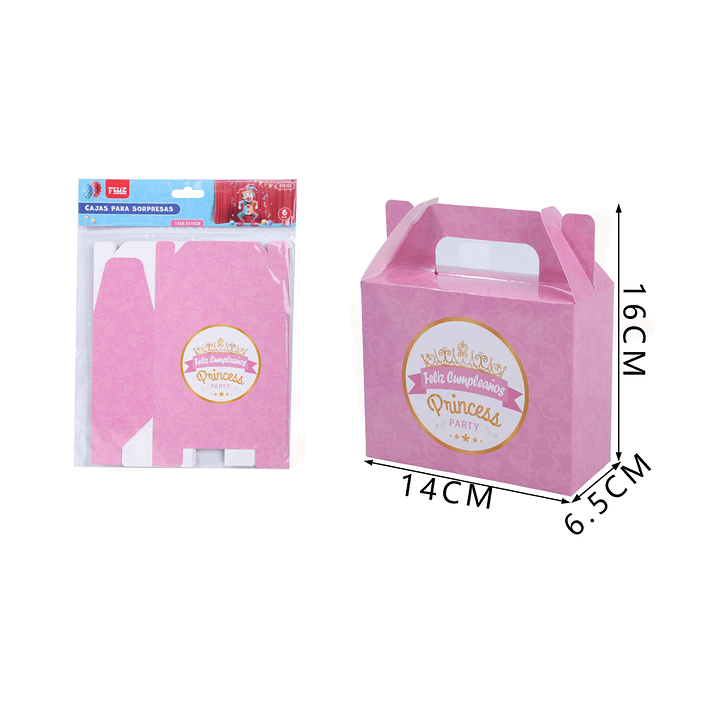 Caja de Sorpresas Princess 16cm 6pcs 1