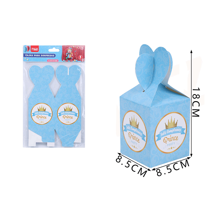 Caja de Sorpresas Prince 18cm 6pcs 1