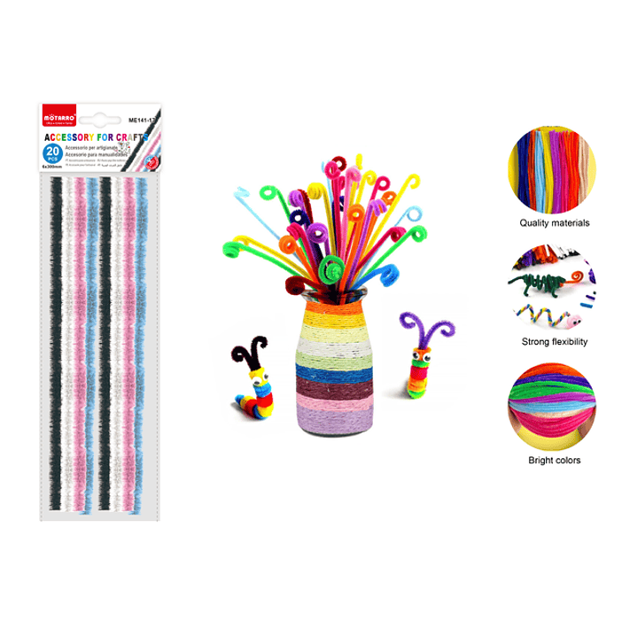 Limpiapipas Colores 20Pcs 1