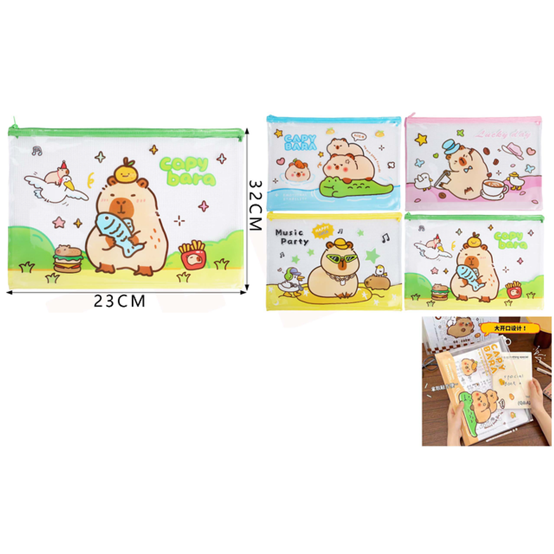 Carpeta Capibara con cierre A4 1