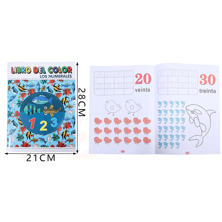 Libro Educativo Números 16Hojas 1