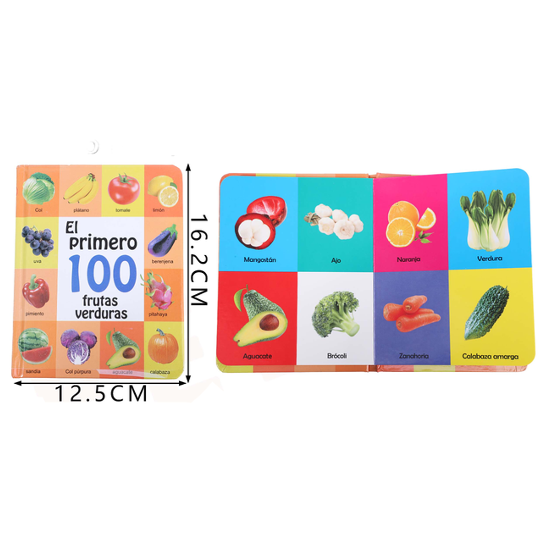 Libro de Tarjeta 100Frutas Verduras 1
