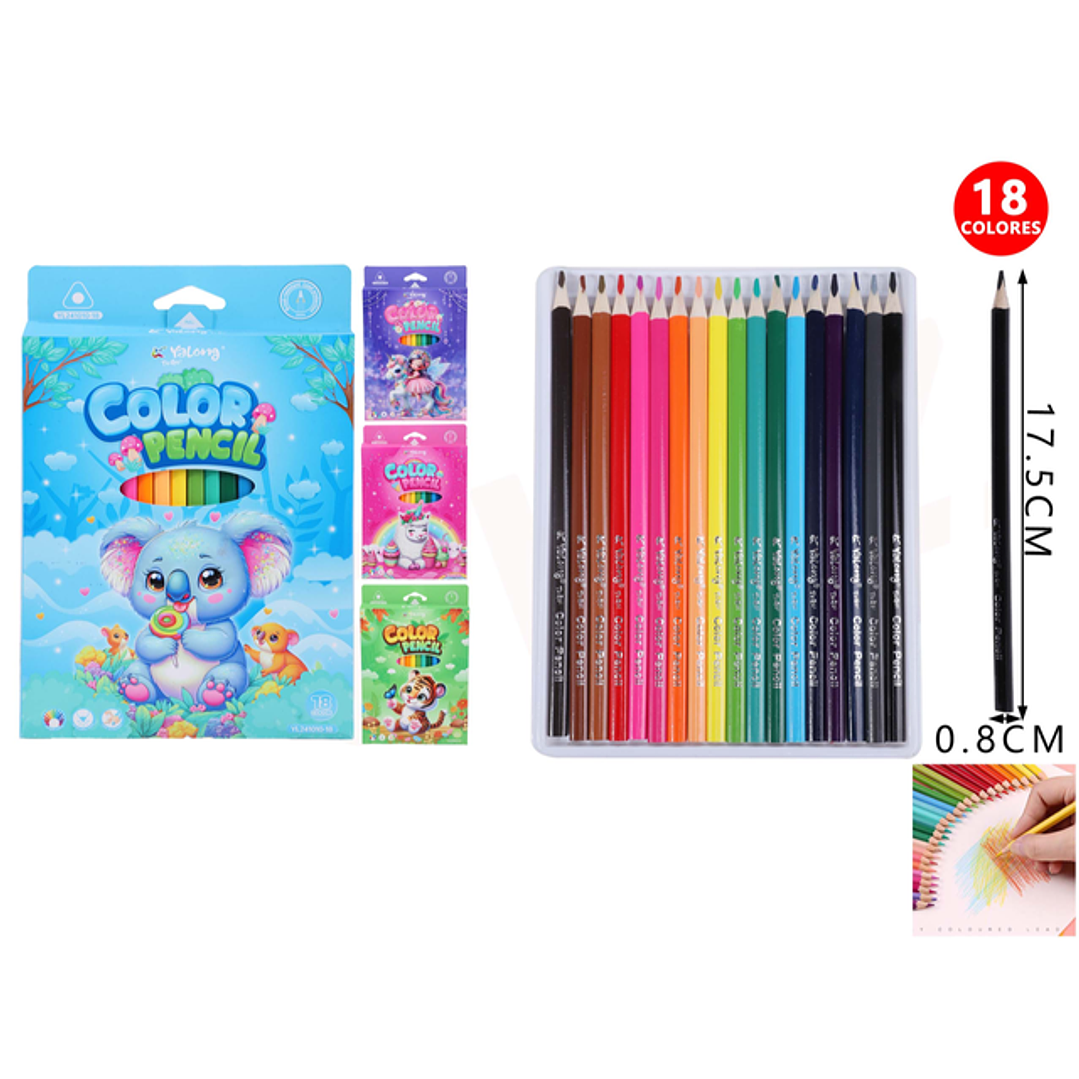 Lápices de colores Koala 17.5cm 18pcs 1
