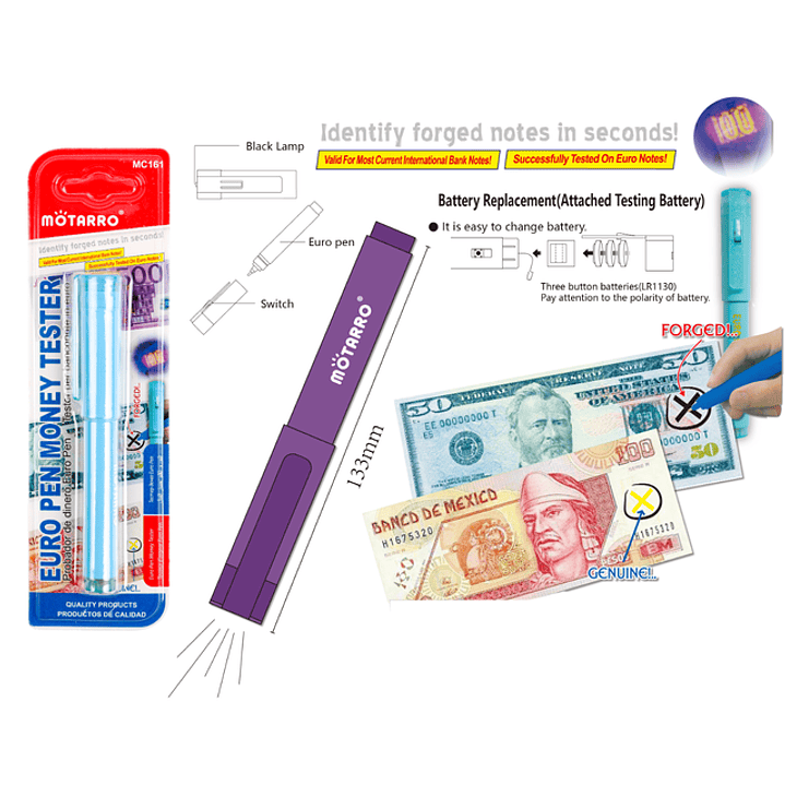 Lapiz Detector De Billetes 1