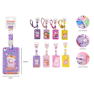 Portacredencial Con Lanyard Oso 70110Mm