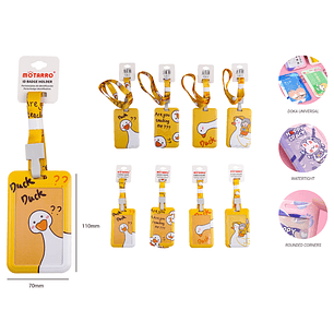 Portacredencial con Lanyard Pato 70*110mm