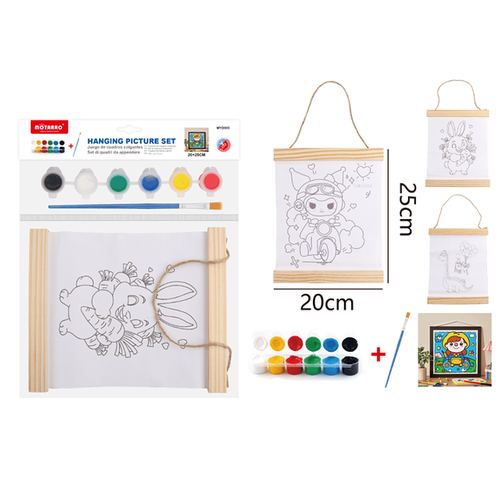 Set Para Pintar Cuadros Colgantes 1