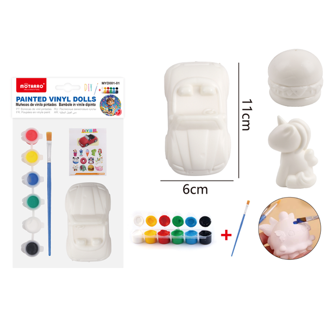 Set Para Pintar Escultura Vinilo Disenos 1