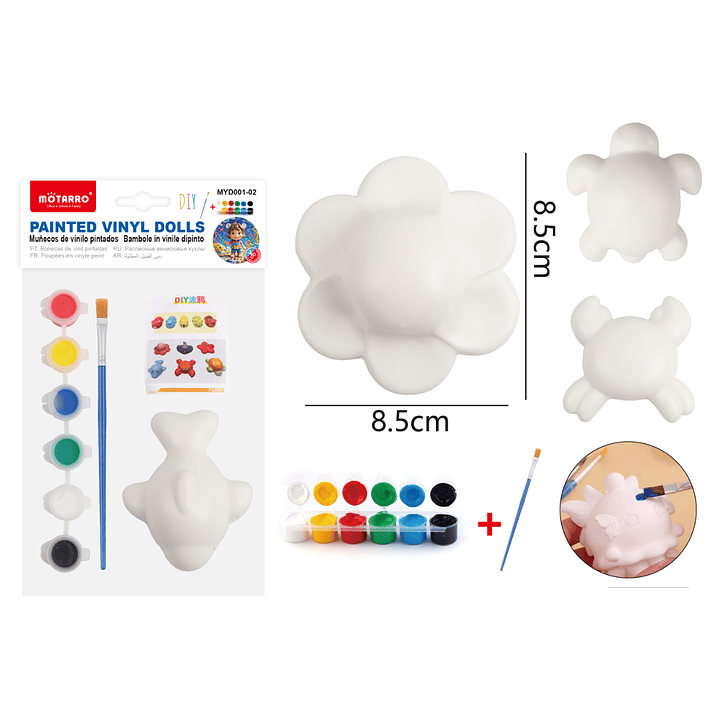 Set Para Pintar Escultura Vinilo Disenos 2 1