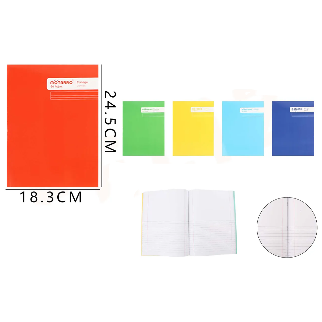 Cuaderno de Ciencias College 5mm 80Hojas 1