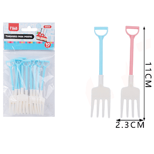 Tenedores para Postre 10pcs