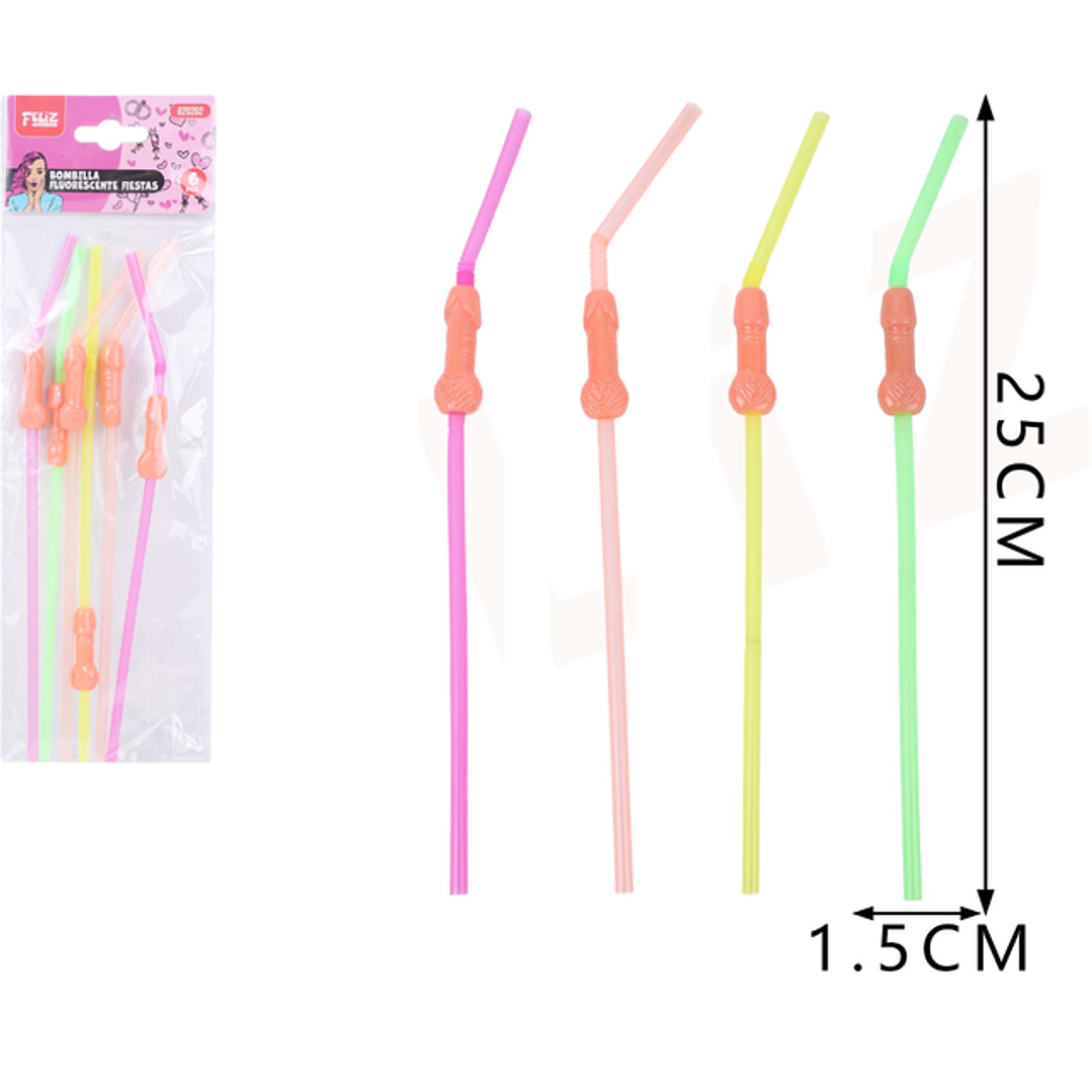 Bombillas flúor Despedida Soltera 6pcs 1