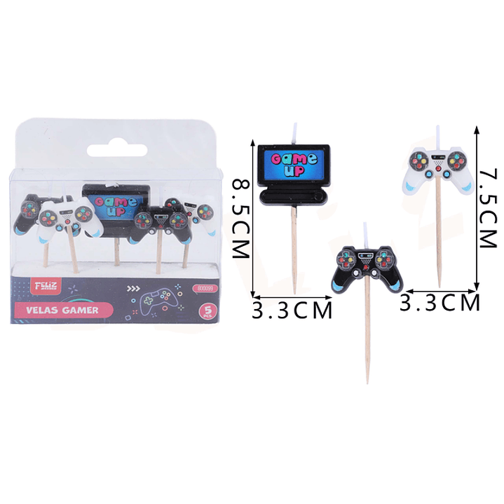 Velas Gamer 5pcs 1