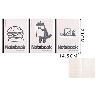 Libreta Food 40Hojas 14521Cm A5 145X21Cm