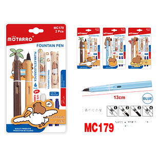 Set plumas + repuestos capibara