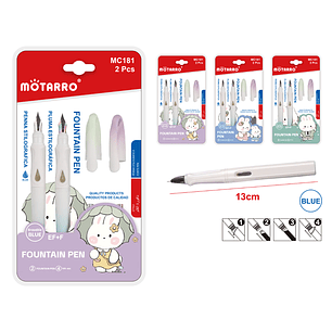 Set plumas + repuestos Cute