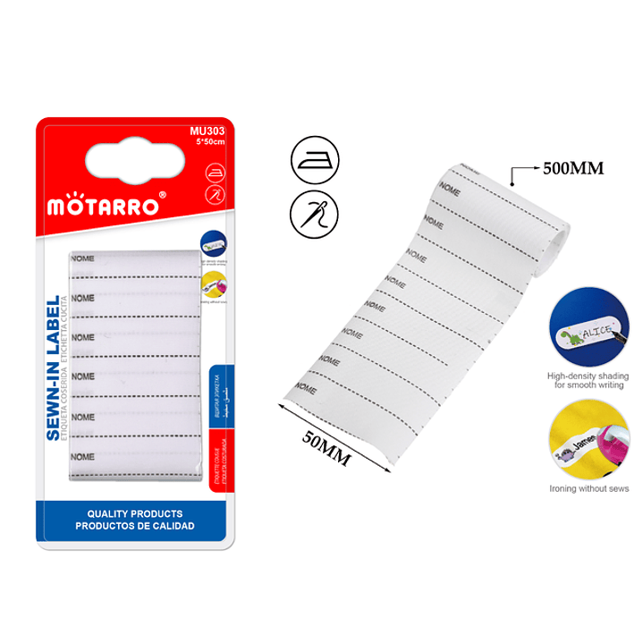 Etiquetas Sin Costura 50050Mm 1