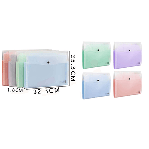 Carpeta Con Fuelle 8 Divisiones 323253Cm