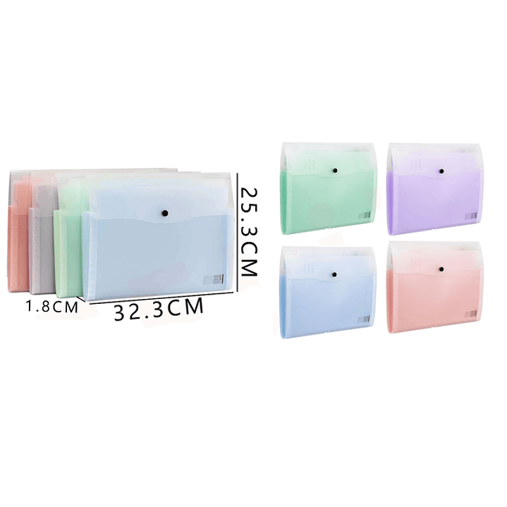 Carpeta Con Fuelle 8 Divisiones 323253Cm 1