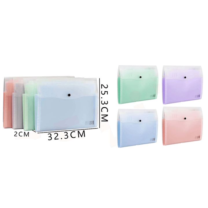 Carpeta Con Fuelle 12 Divisiones 323253Cm 1