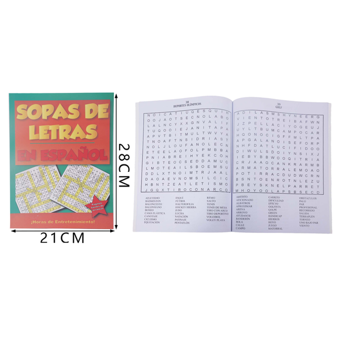 Sopas De Letras Sp 2128Cm 80Hojas 1