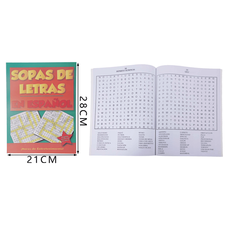 Sopas De Letras Sp 2128Cm 80Hojas 1
