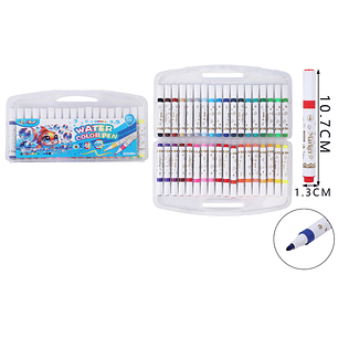 Marcadores de Colores Pez 10.7cm 36pcs
