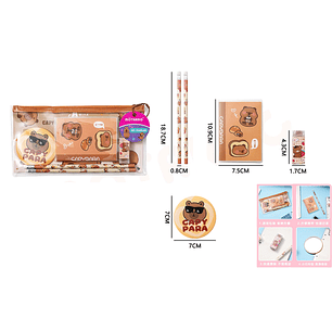 Set Escolar Capibara 6pcs