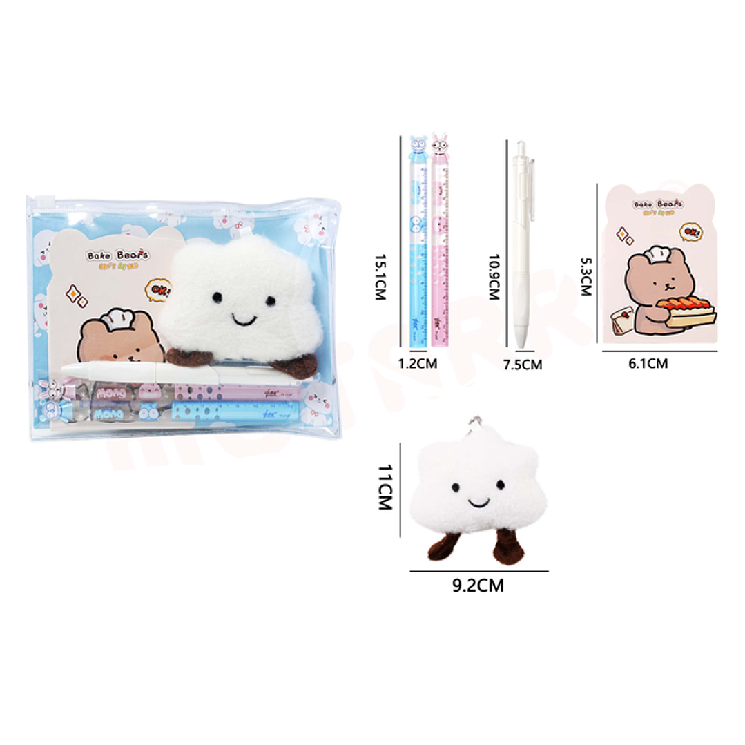 Set Escolar Nube 5pcs 1