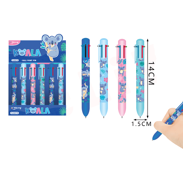 Boligrafo 6 Colores Koala 1