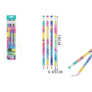 Lápices Grafito HB universo 12pcs