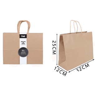 Bolsas de Papel Kraft 31.5*25*11.5cm