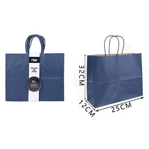 Bolsas de Papel Azul Oscuro 31.5*25*11.5cm