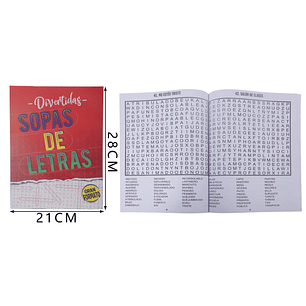 Sopas De Letras Divertidas 2128Cm 80Hojas