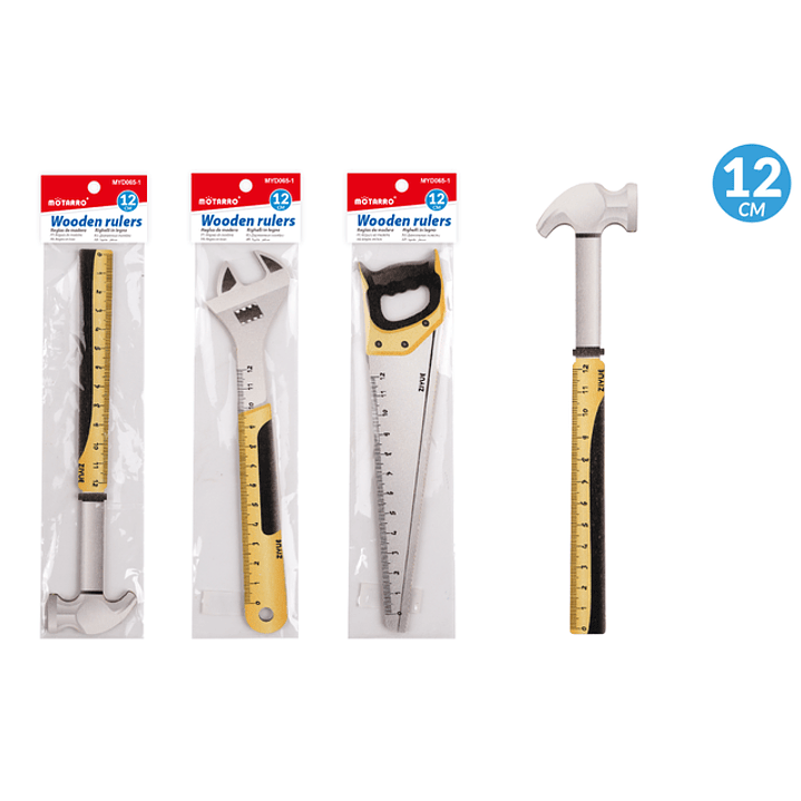 Regla de Madera Herramientas 12cm 1