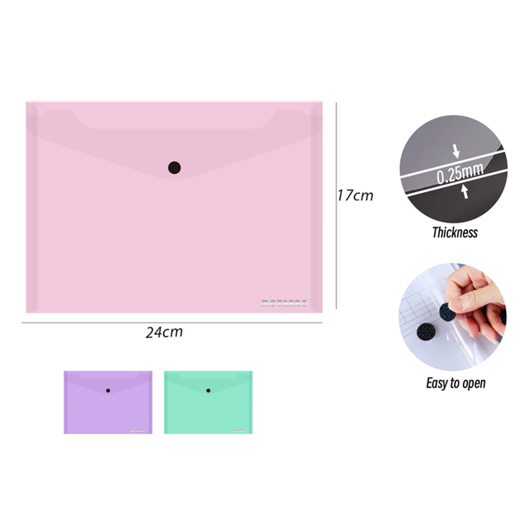 Carpeta C/Velcro Multicolor A5 1