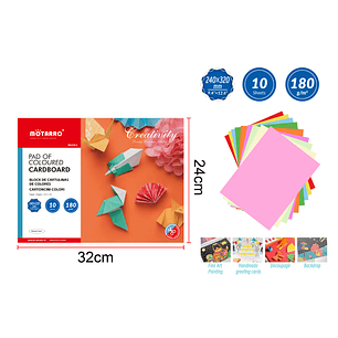 Estuche Cartulinas A4 10pcs